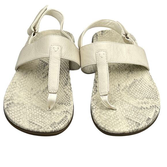 Vionic Tala White Leather T Strap Comfort Sling Back Sandal Women 9M/41 - Picture 6 of 11